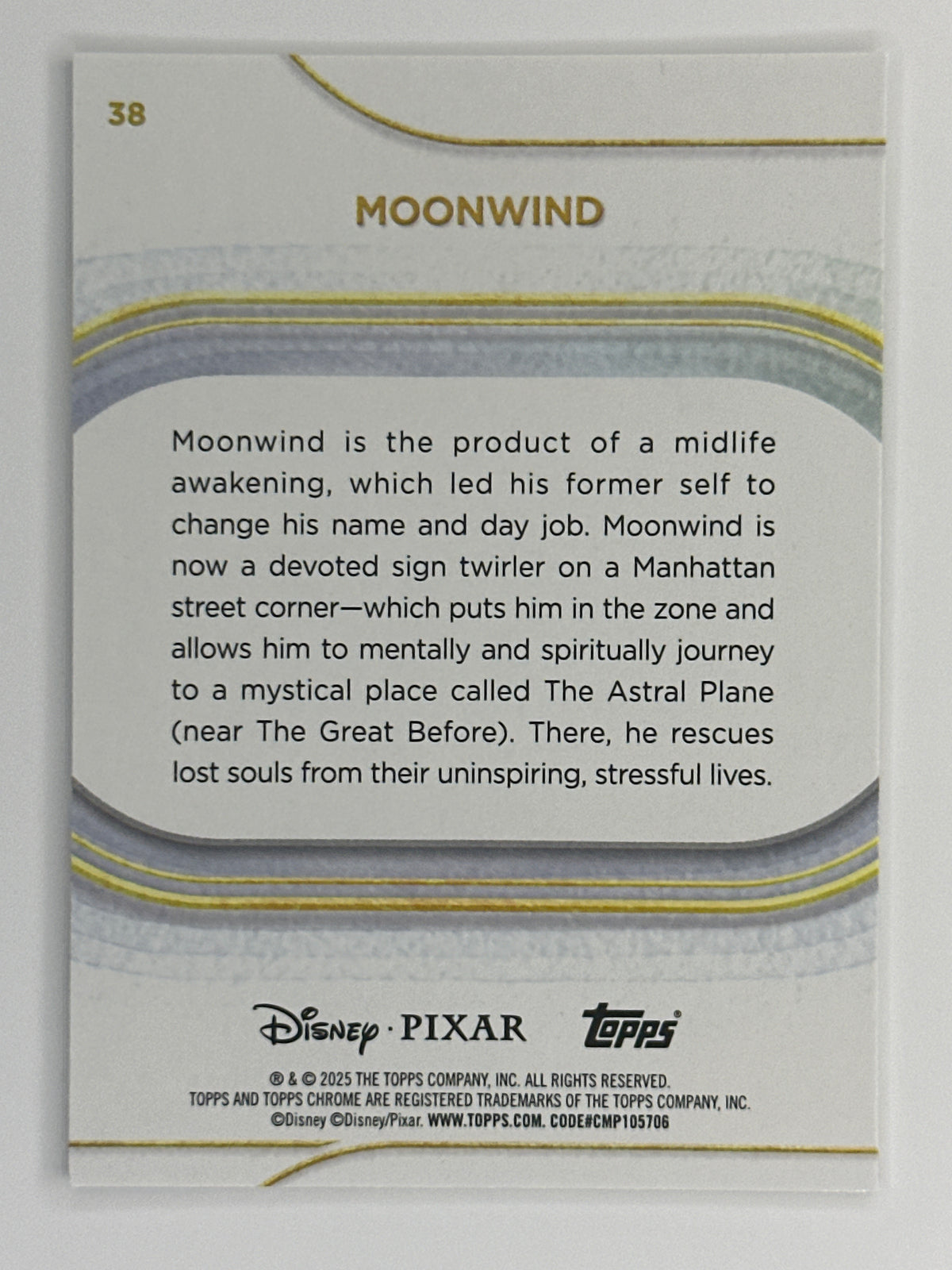 2025 Topps Disney Chrome 038 Moonwind Base Card