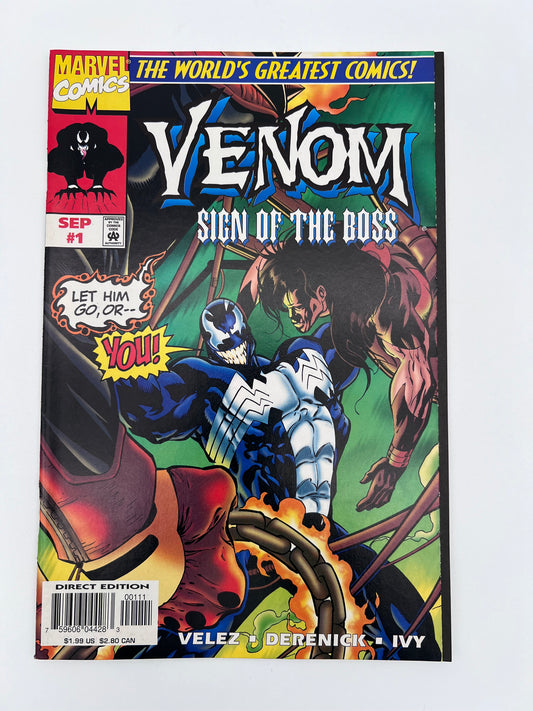 Venom: Sign of the Boss #1 VF/NM