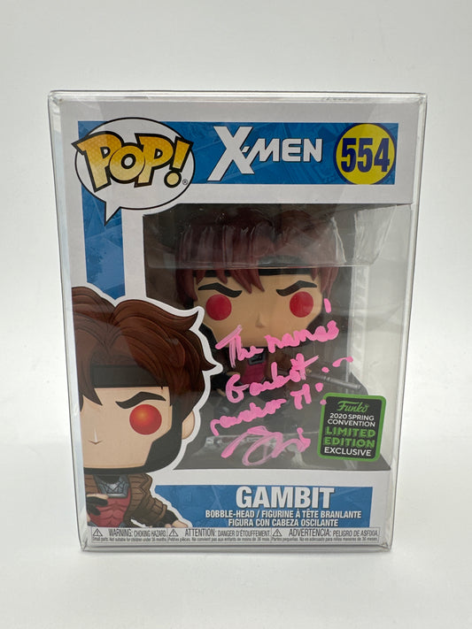 Signed Funko Pop! #554 Gambit
