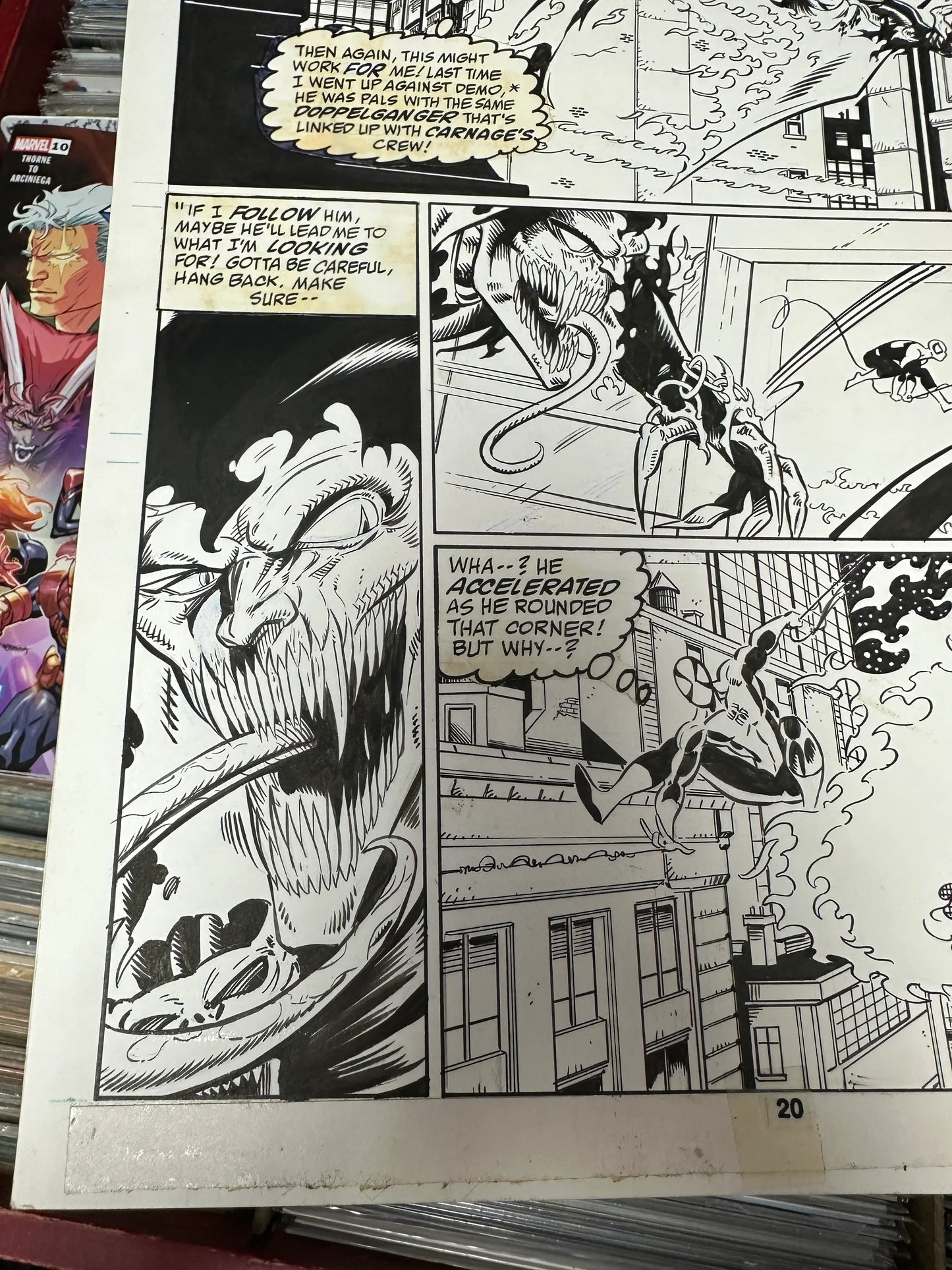 Amazing Spider-Man #378 Pg 16 Original Comic Art - Glass City Comics & Collectibles