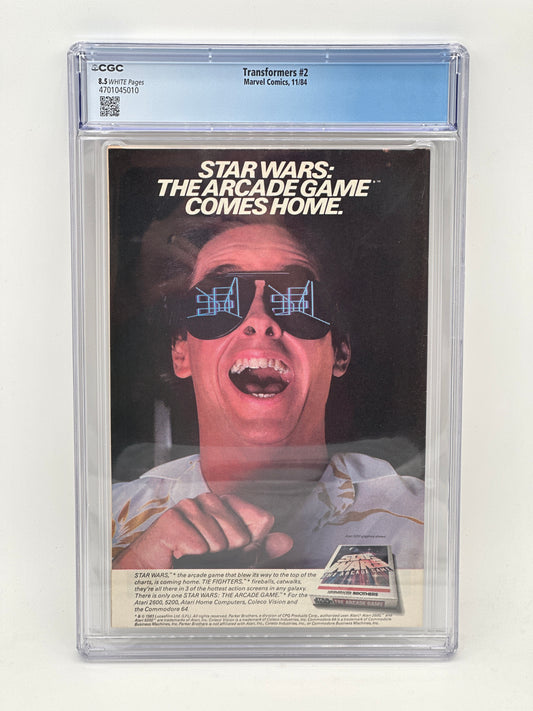 Transformers #2 CGC 8.5