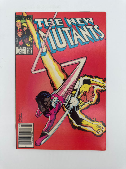 The New Mutants #17 Newsstand VF/NM
