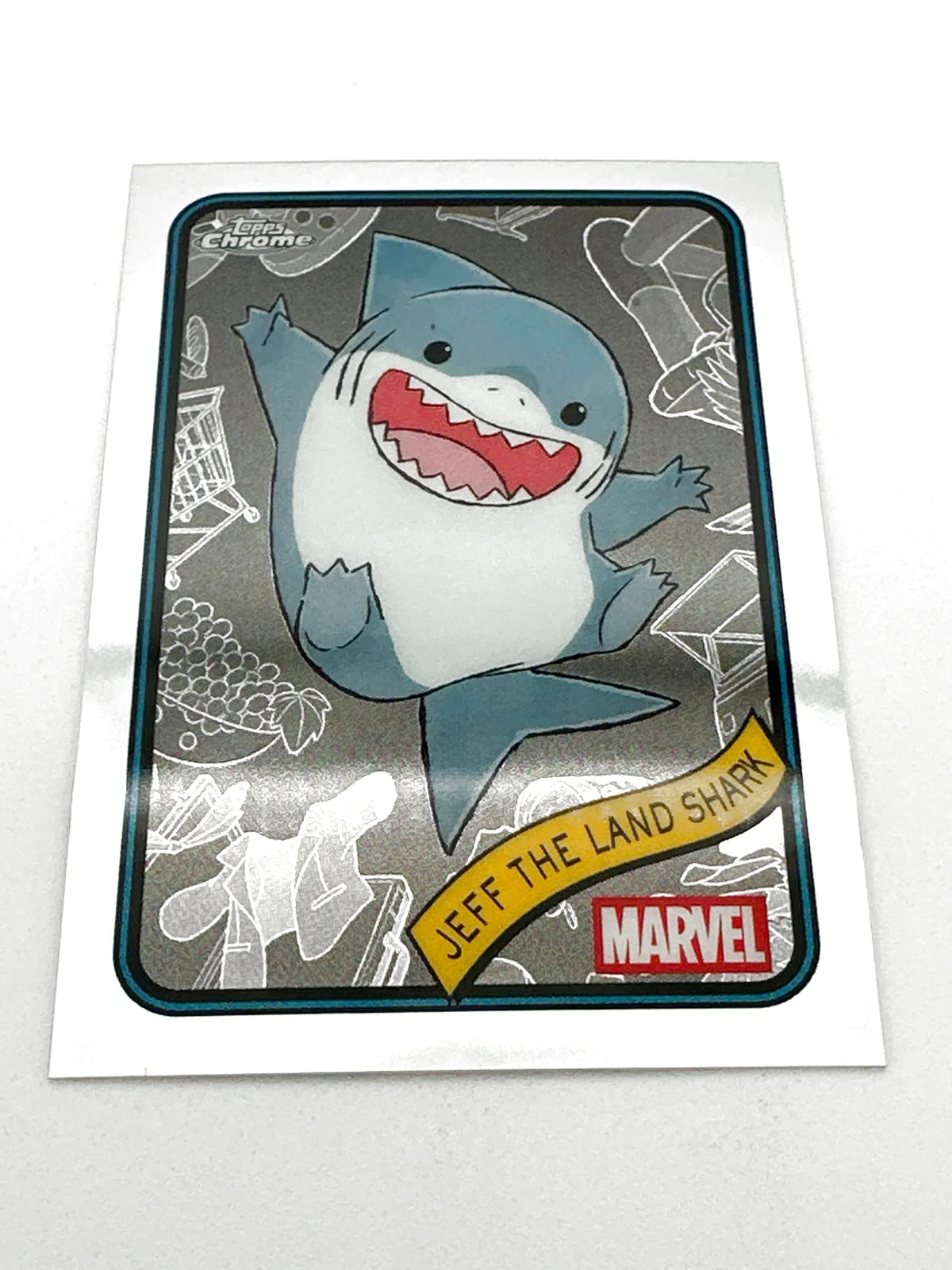 2025 Topps Marvel Chrome #156 Jeff the Land Shark Base - Glass City Comics & Collectibles