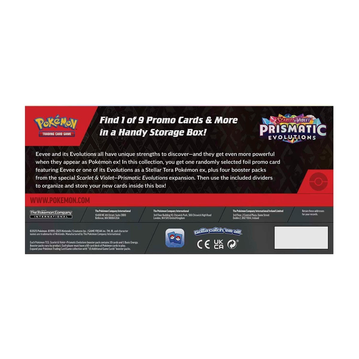 Pokémon TCG: Scarlet & Violet-Prismatic Evolutions Surprise Box