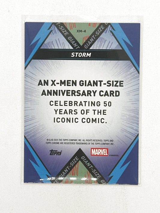 2025 Topps Marvel Chrome #000XM-4 Storm X-Men Giant-Sized 50 Years