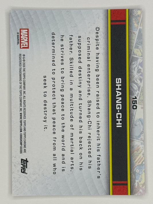 2026 Topps Marvel Chrome 150 Shang-Chi Base Card