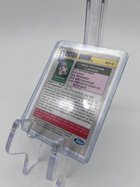 1991 Impel Marvel Universe Series 2 #000H-4 Dr. Doom Hologram - Glass City Comics & Collectibles
