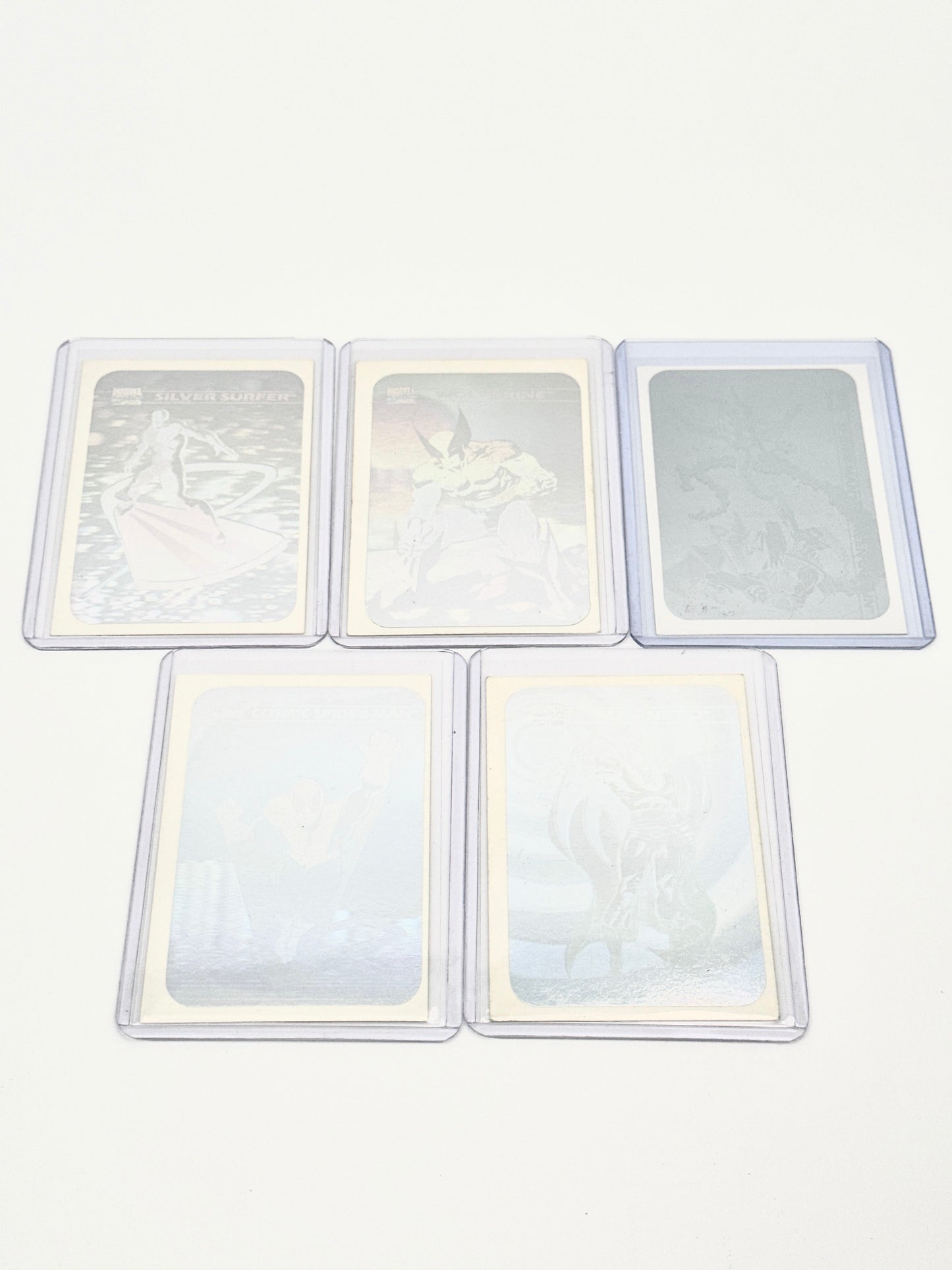 1990 Impel Marvel Universe Complete Trading Card Set w/ 5 Holograms – Near Mint Collector Set (161 Cards + Checklist)