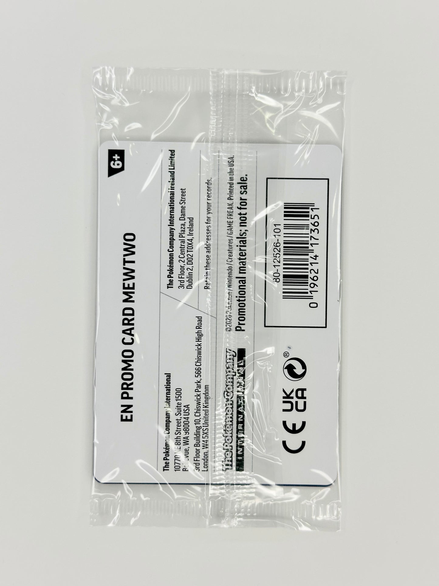 Pokémon Trading Card Game 30th Celebration 30C 063/128 Mewtwo What's Your Favorite? Stamped Promo Card Sealed
