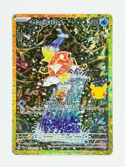 Pokémon Trading Card Game 30th Celebration PAL 203/193 Magikarp Illustration Rare