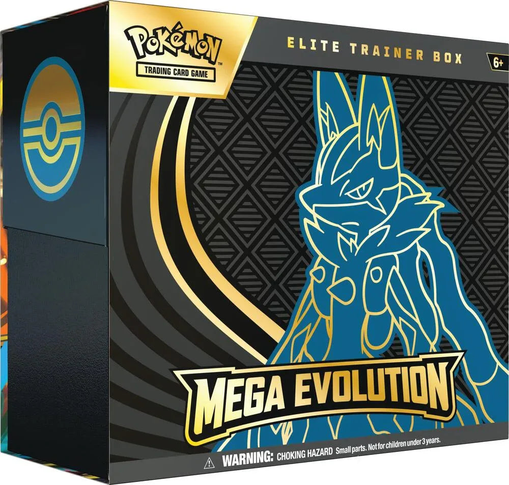 Pokémon TCG: Mega Evolution Elite Trainer Box (Mega Lucario) - Glass City Comics & Collectibles