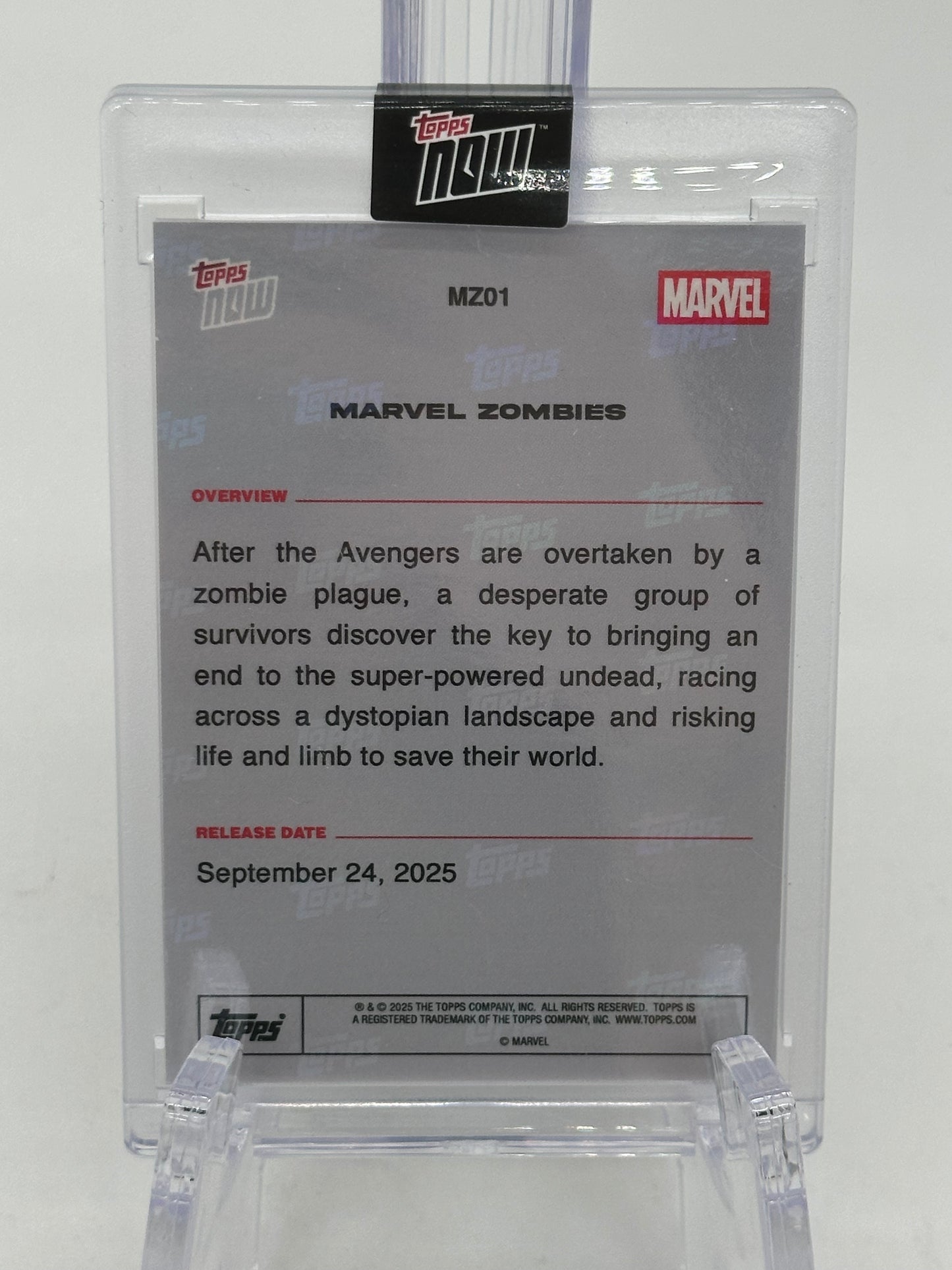 Topps NOW Marvel Zombies MZ01 Base