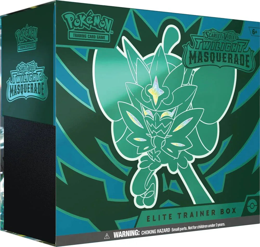 Pokémon TCG: Scarlet & Violet-Twilight Masquerade Elite Trainer Box - Glass City Comics & Collectibles