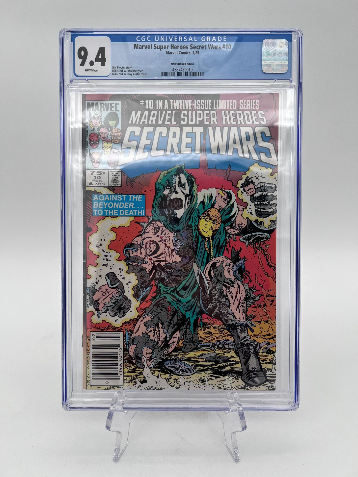 Marvel Super Heroes Secret Wars #10 Graded - Glass City Comics & Collectibles