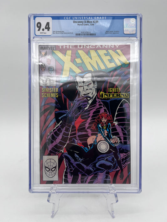The Uncanny X-Men #239 Graded (1st Mr Sinister Cover)