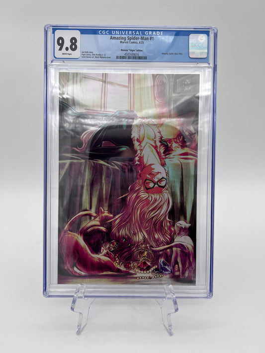 The Amazing Spider-Man #1 1:50 Malavia Virgin Variant Cover Graded