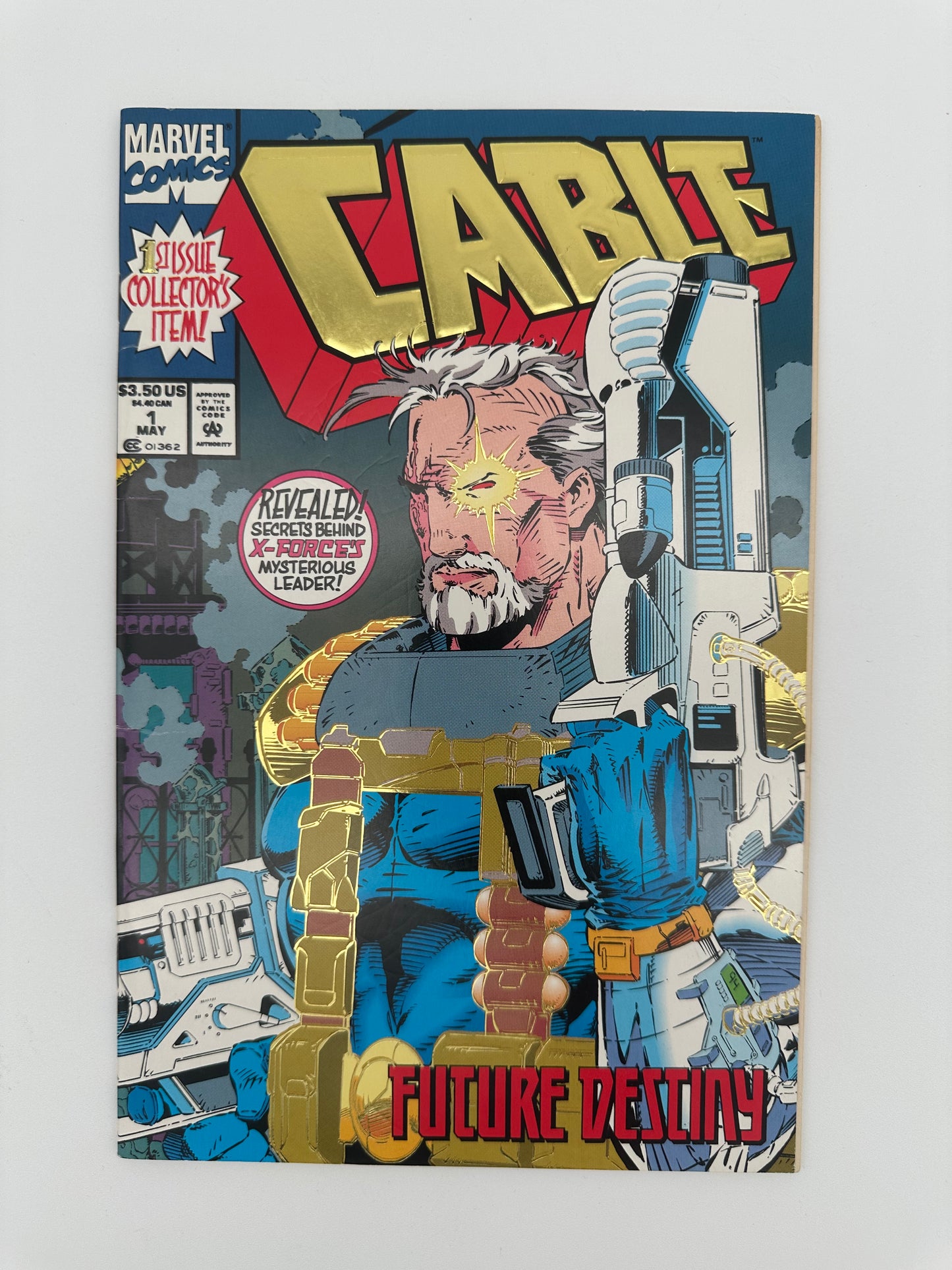 Cable #1 Embossed Gold Foil