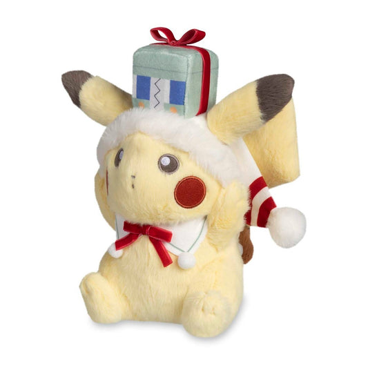 Pikachu Pokémon Holiday Wishes Plush - 10 In. SEALED