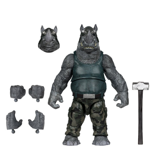 Teenage Mutant Ninja Turtles Page Punchers Wave 2 Rocksteady 5-Inch Scale Action Figure with Comic