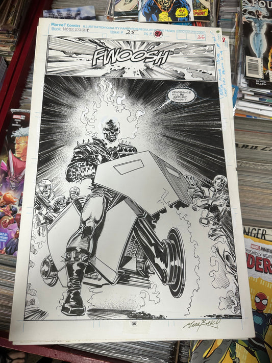 Moon Knight Issue 25 Pg. 31 Original Comic Art