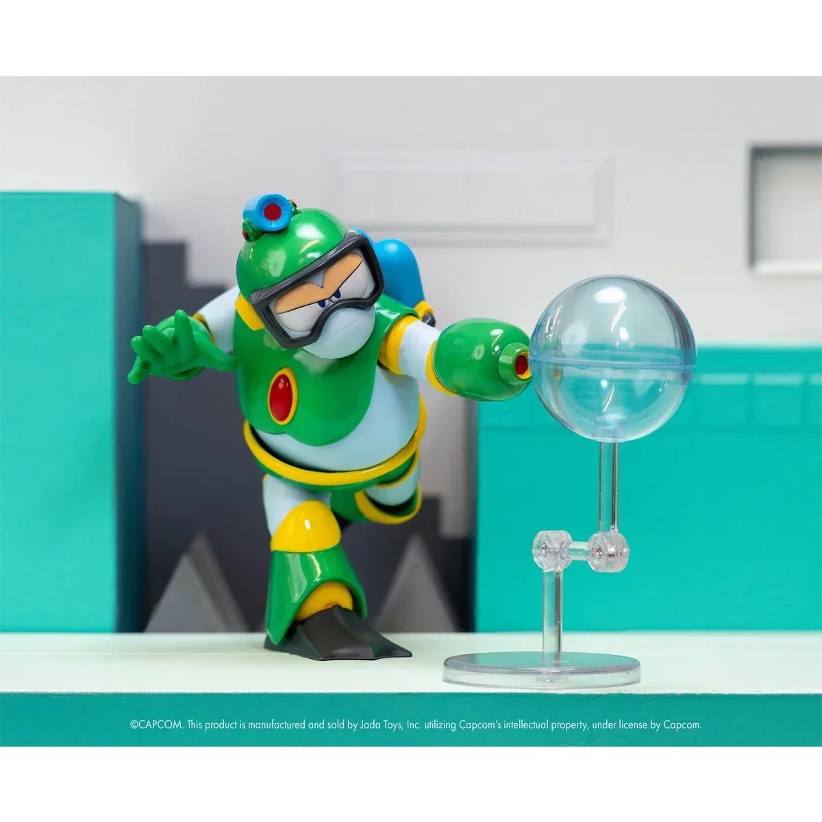 Mega Man Bubble Man Deluxe 1:12 Scale Action Figure - Glass City Comics & Collectibles