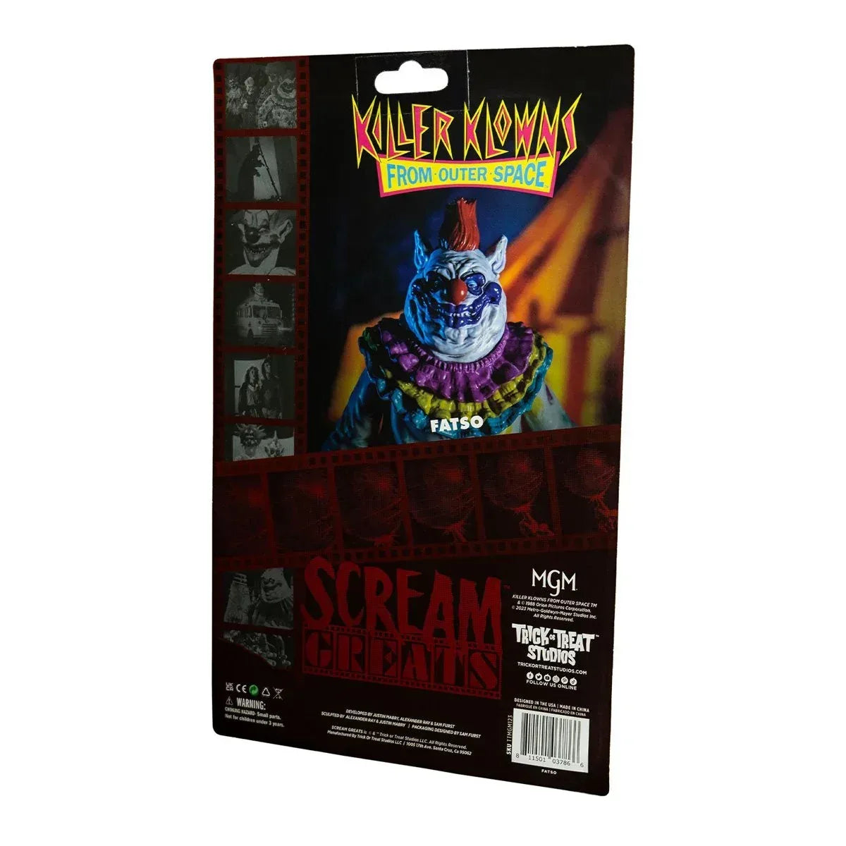 Killer Klowns From Outer Space Fatso Scream Greats 8-inch Action Figure - Glass City Comics & Collectibles