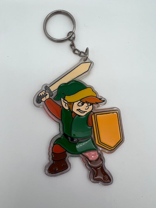 Super Mario Bros. Nintendo NES Link Keychain (1988)
