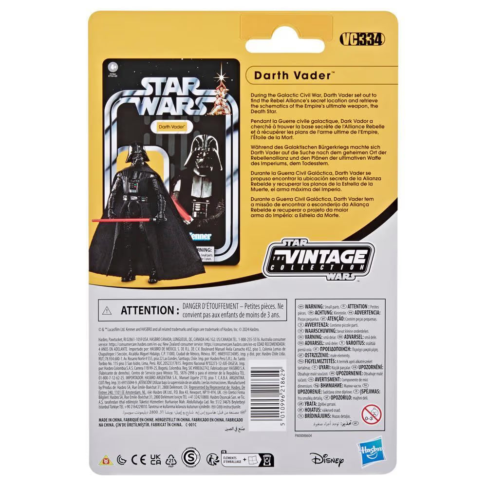 Star Wars The Vintage Collection Darth Vader, Star Wars: A New Hope Action Figure (3.75”)