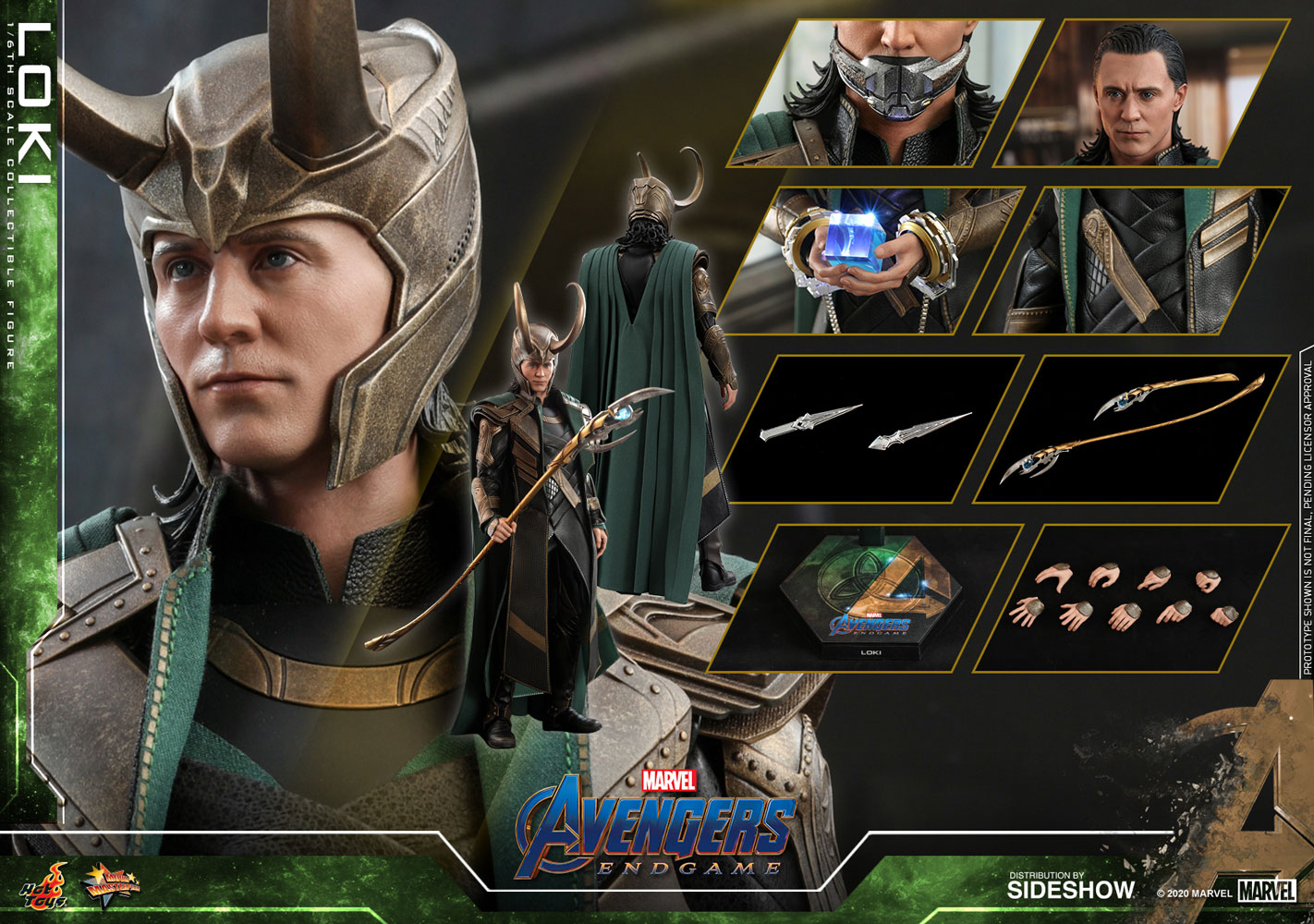 Loki Endgame Sixth Scale Figure