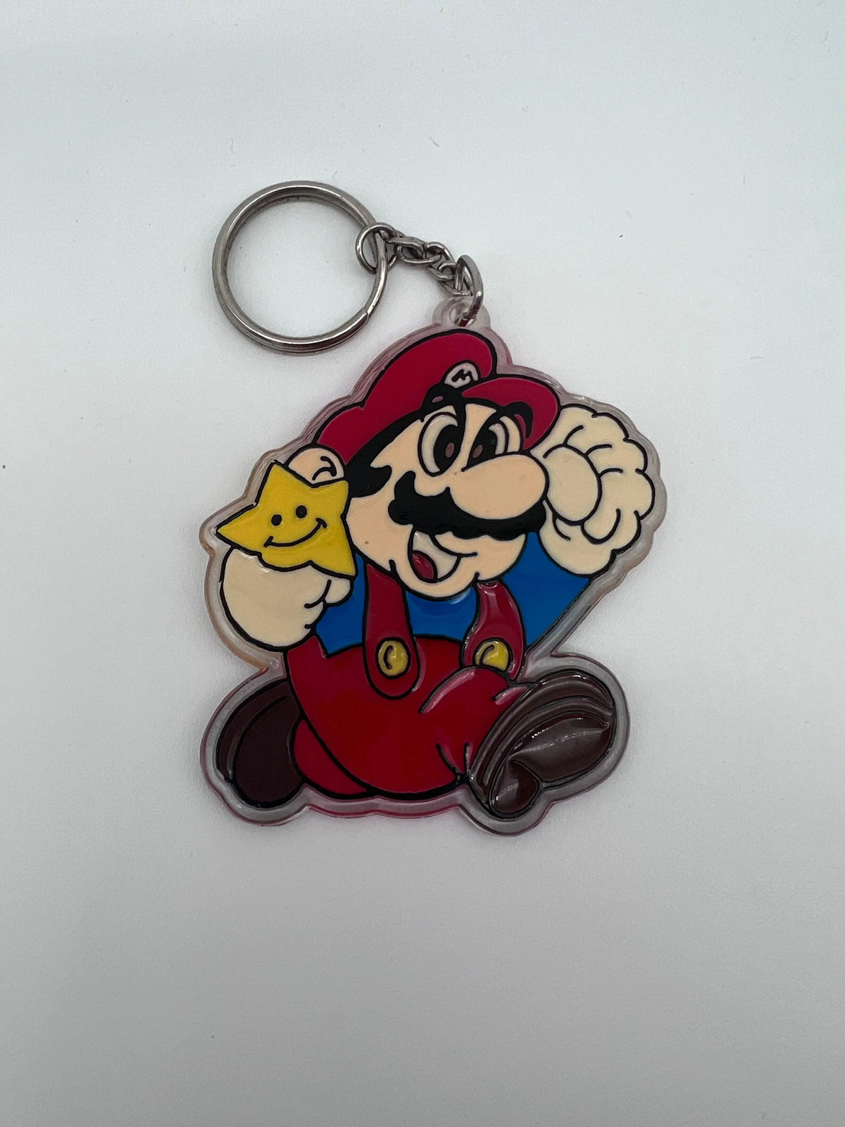 Nintendo NES Super Mario Bros Mario Keychain (1988) - Glass City Comics & Collectibles
