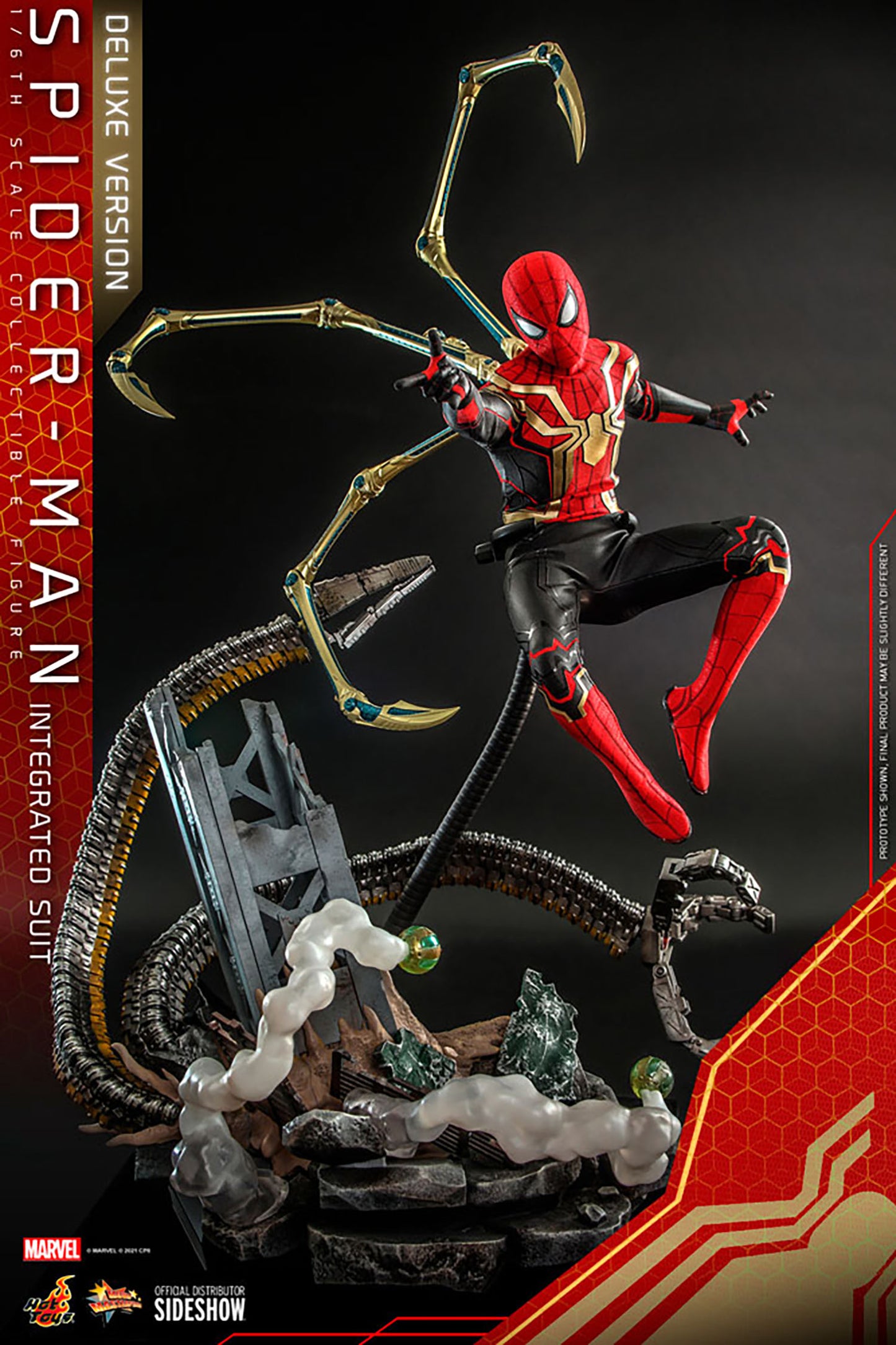 Spider-Man (Integrated Suit) Deluxe Version Sixth Scale Figure