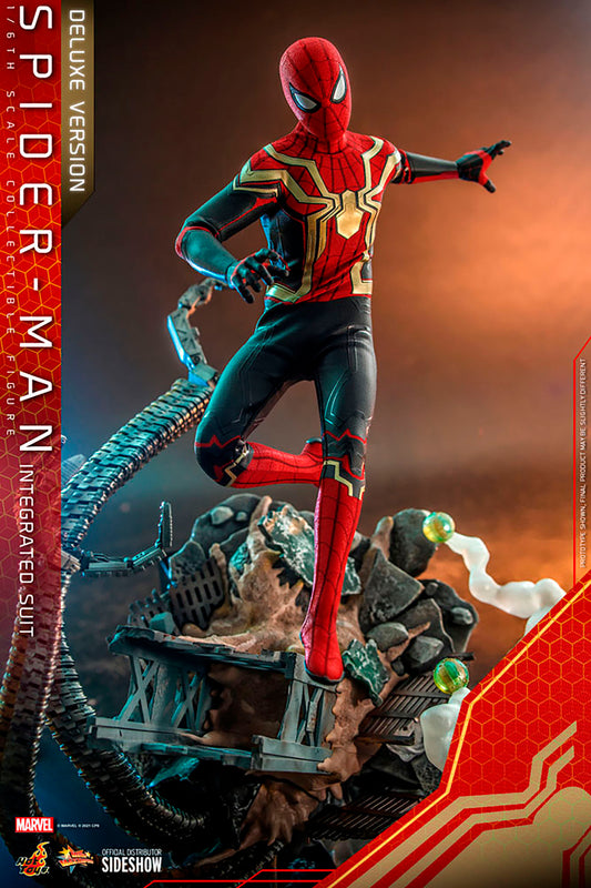 Spider-Man (Integrated Suit) Deluxe Version Sixth Scale Figure