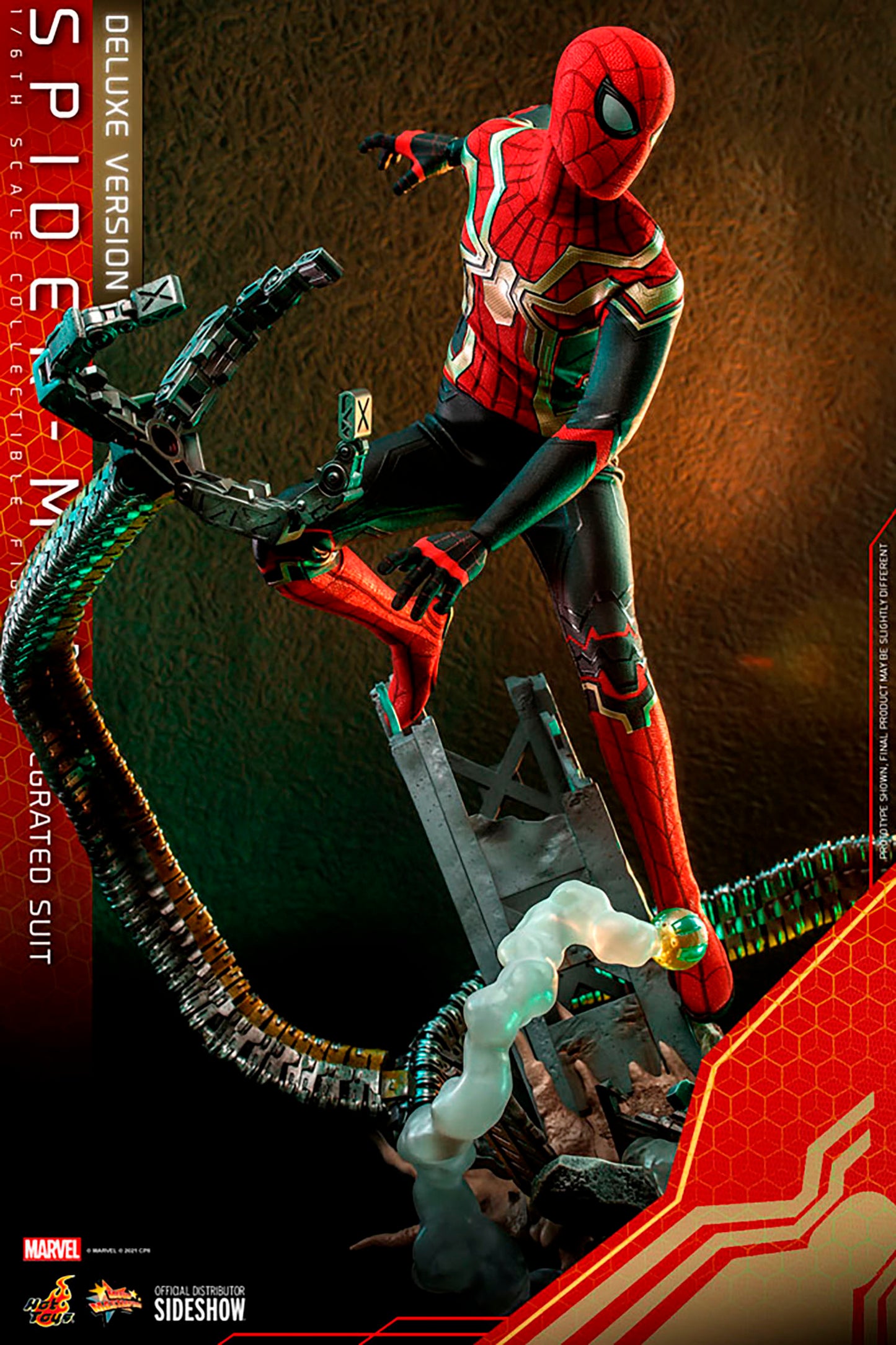 Spider-Man (Integrated Suit) Deluxe Version Sixth Scale Figure