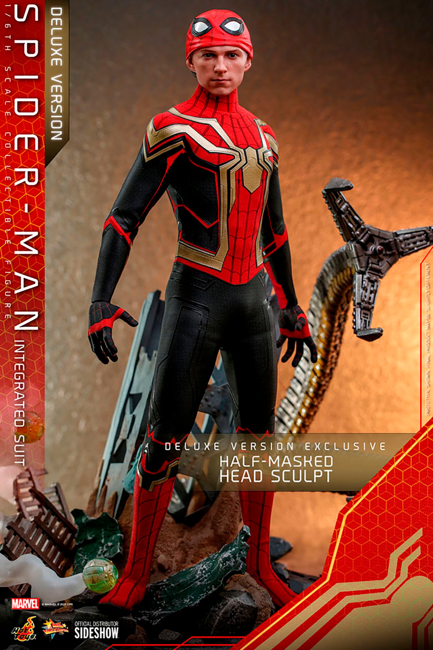 Spider-Man (Integrated Suit) Deluxe Version Sixth Scale Figure