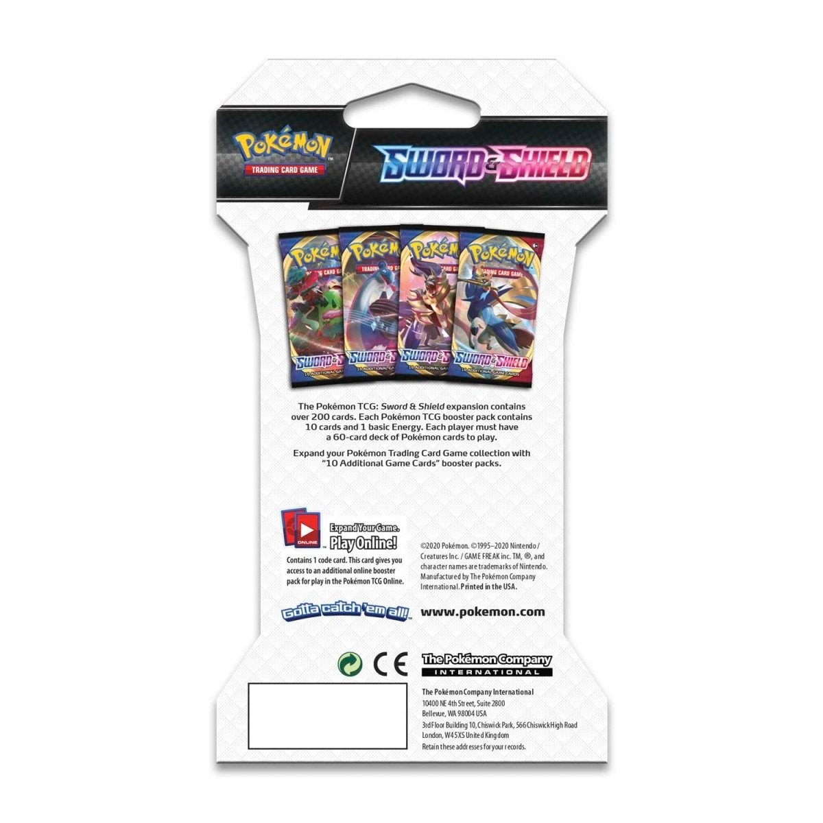 Pokémon Trading Card Game Sword & Shield Sleeved Booster Pack