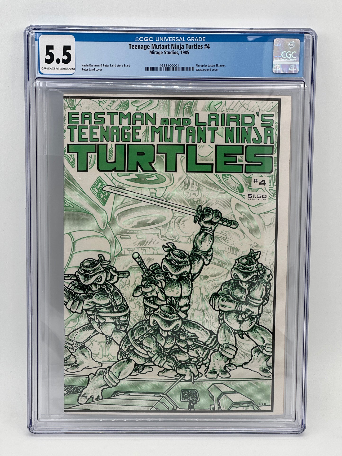 Teenage Mutant Ninja Turtles #4 First Printing CGC 5.5