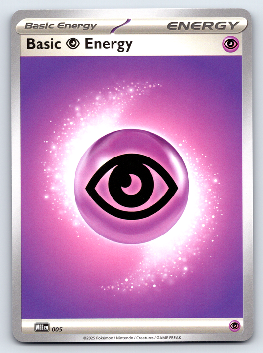 Pokémon Trading Card Game Mega Evolution MEE 005 Basic Psychic Energy Base Card