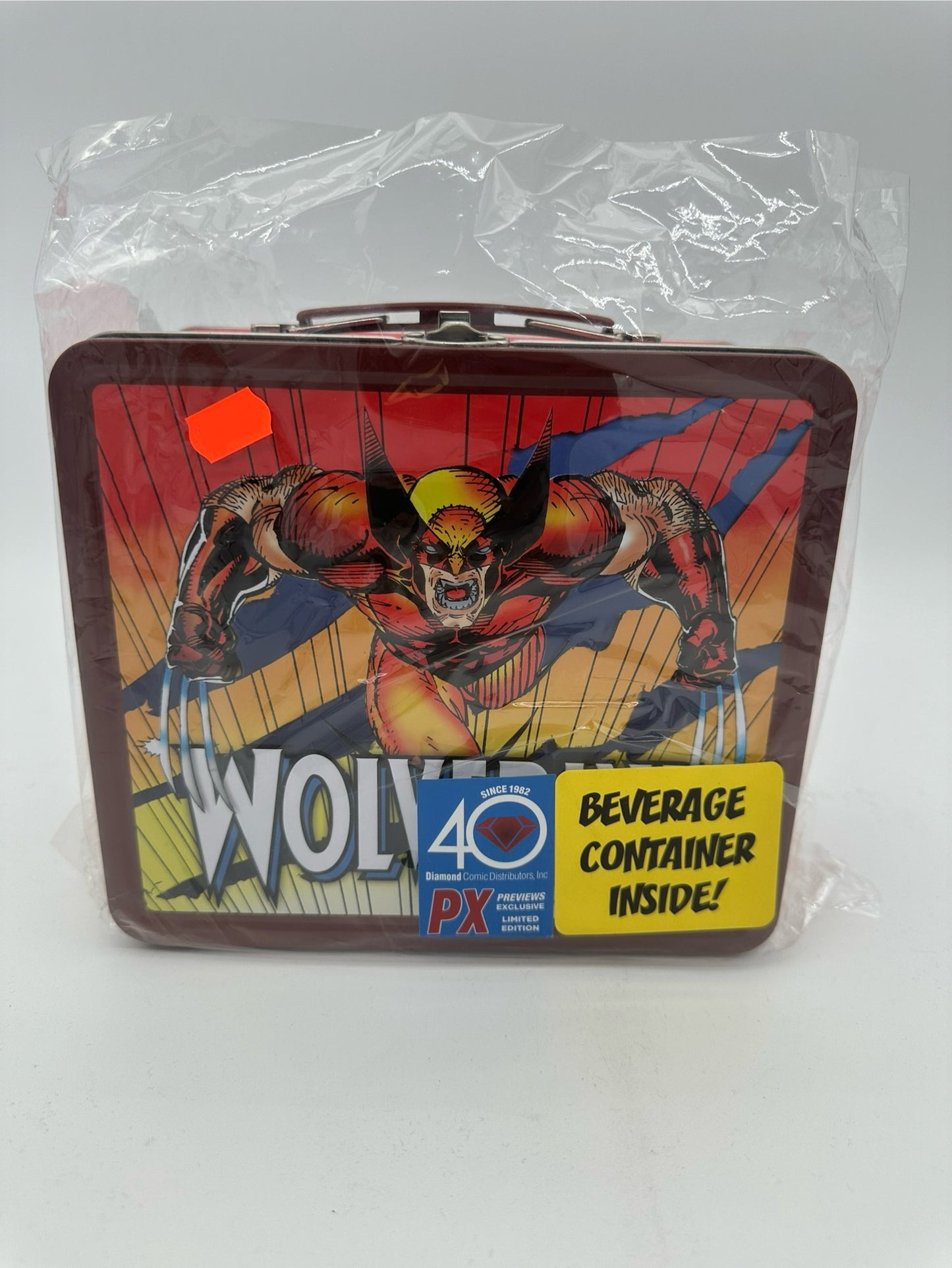 Wolverine Metal Lunch Box with Bev Container