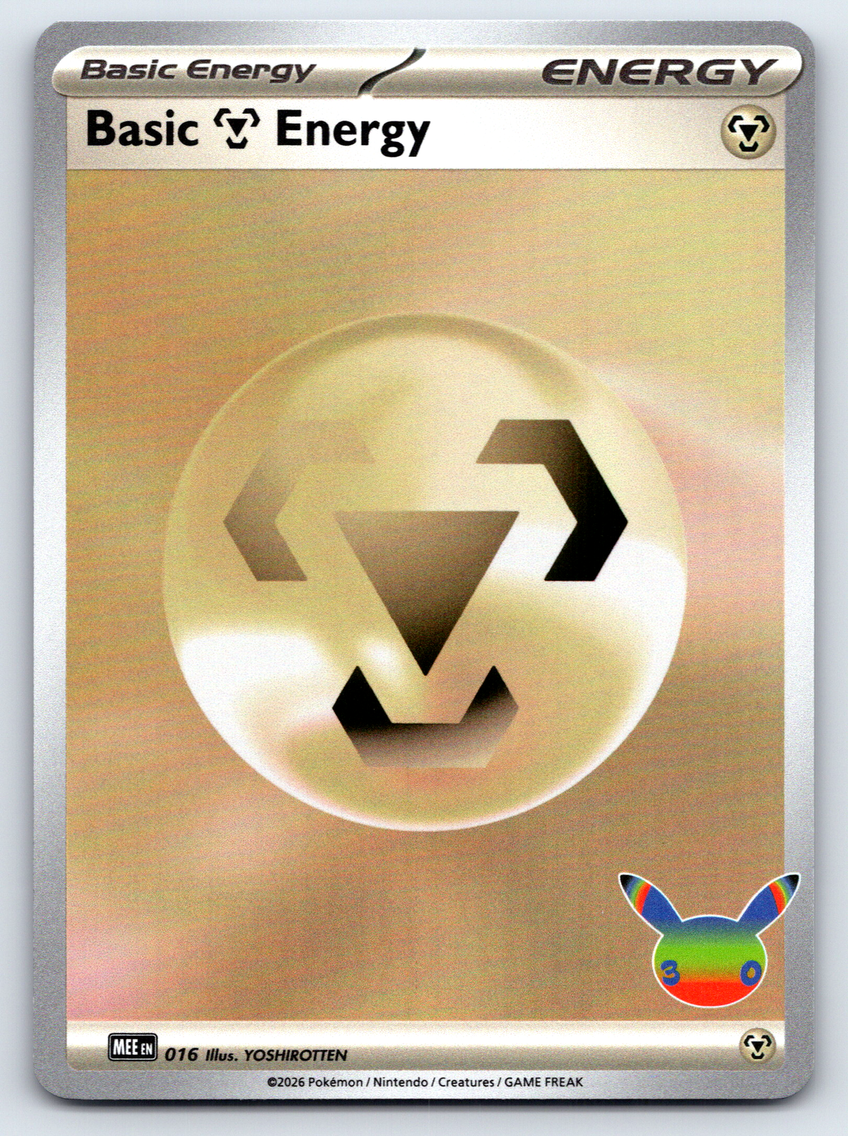 Pokémon Trading Card Game 30th Celebration MEE 016 Metal Energy
