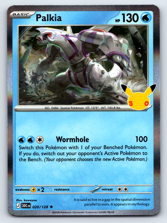 Pokémon Trading Card Game 30th Celebration 30C 020/128 Palkia