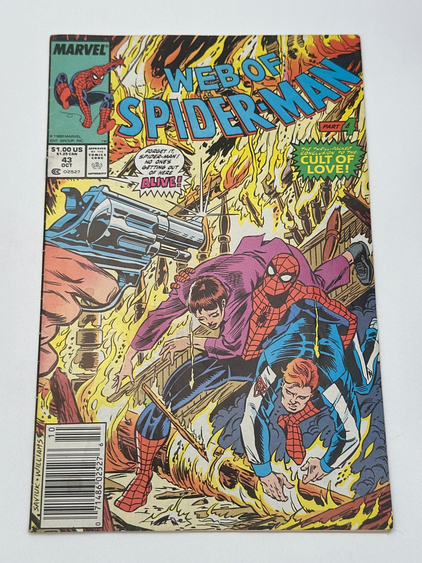 Web of Spider-Man Newsstand #43 FN/VF