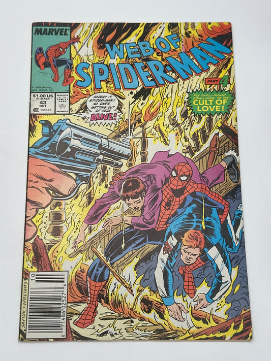 Web of Spider-Man Newsstand #43 FN/VF
