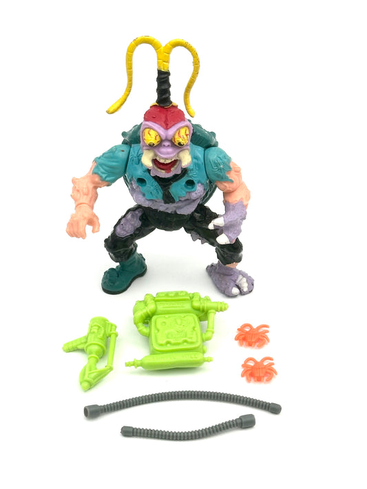 Vintage 1990 TMNT Scumbug Action Figure – Near Complete Original Playmates Release