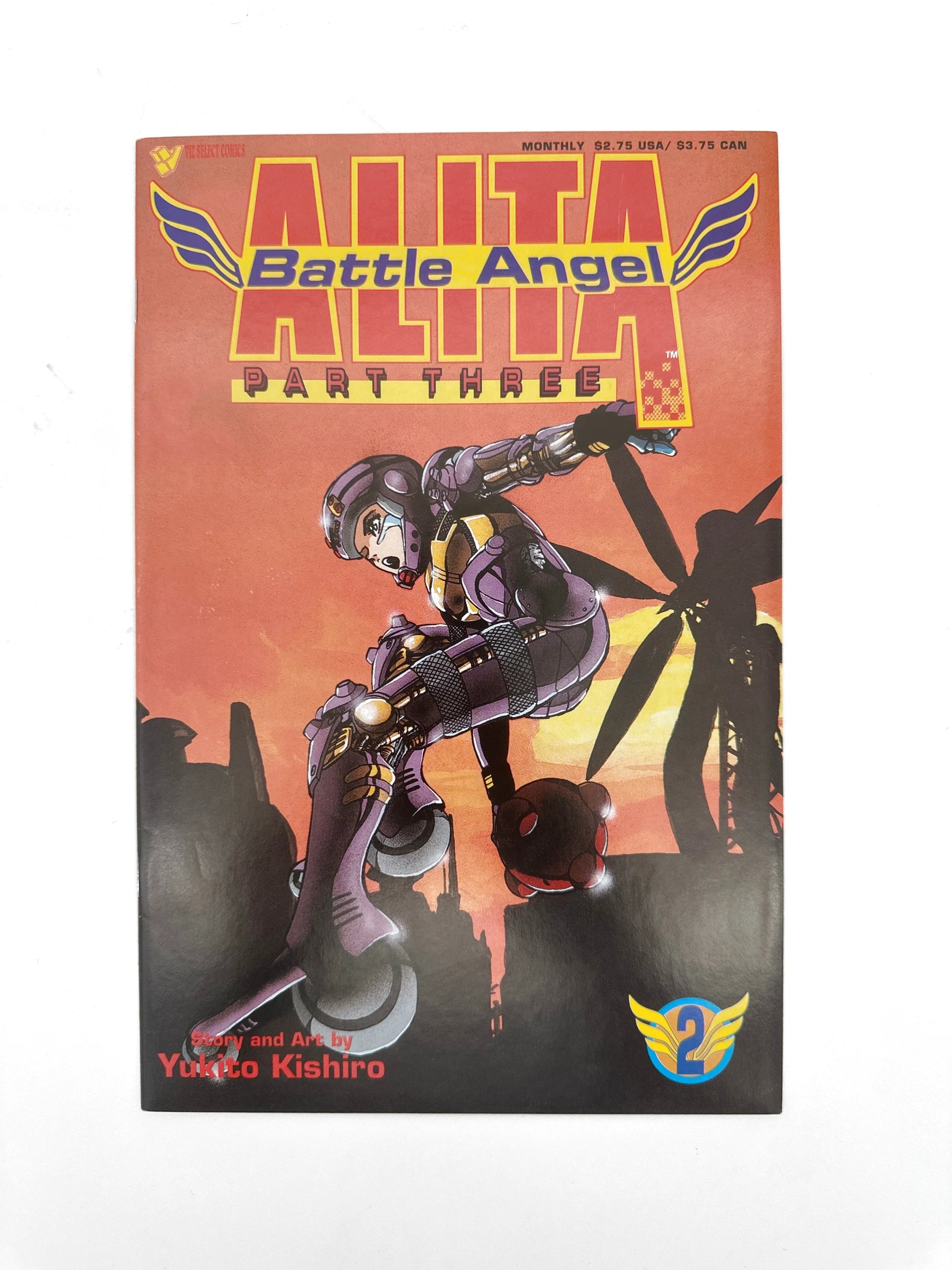 A vintage anime poster for "Battle Angel."