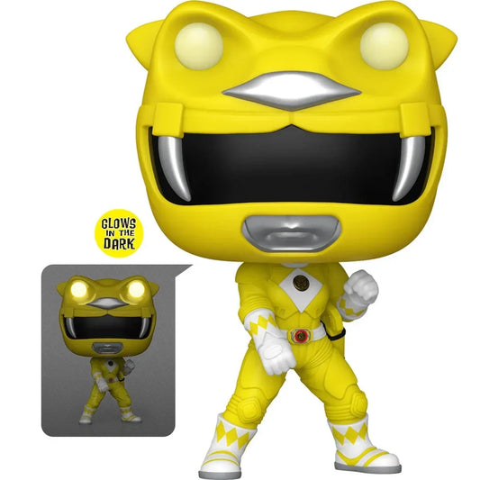 Mighty Morphin Power Rangers: The Movie Yellow Ranger Glow-in-the-Dark Funko Pop! Vinyl Figure #1781 - Glass City Comics & Collectibles