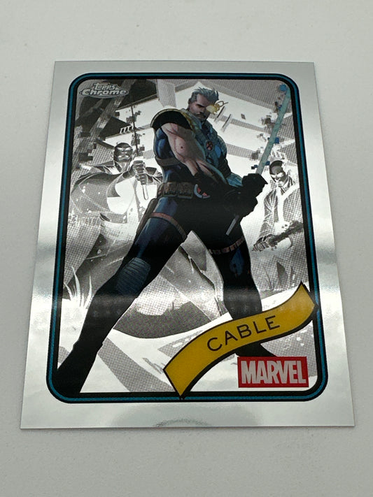 Marvel Topps Chrome Cable Base