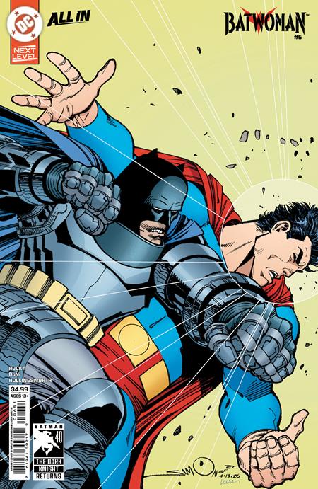 BATWOMAN #6 CVR E WALTER SIMONSON & LAURA MARTIN DARK KNIGHT RETURNS 40TH ANNIVERSARY CARD STOCK VAR