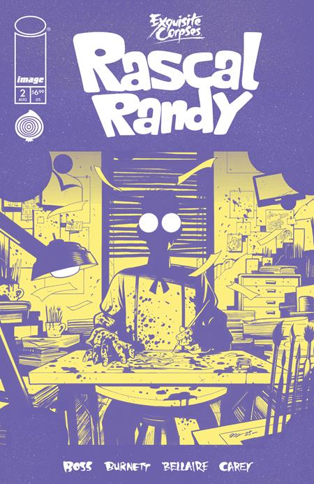 EXQUISITE CORPSES RASCAL RANDY #2 (OF 5) CVR C DYLAN BURNETT POLYBAGGED WITH COLLECTIBLE CARD VAR (MR)