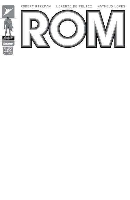 ROM SPECIAL #1 (ONE SHOT) CVR E BLANK SKETCH VAR