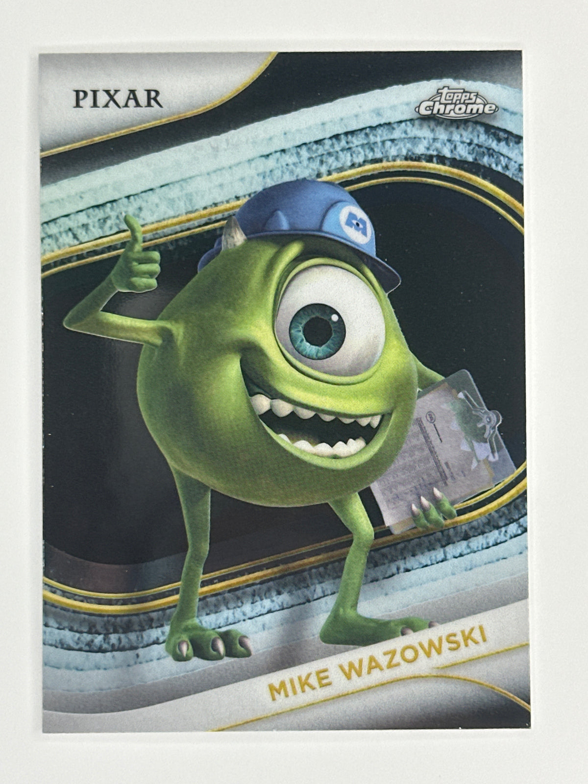 2025 Topps Disney Chrome 006 Mike Wazowski Base Card